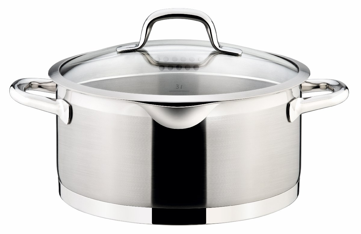 Tescoma Caserolă cu capac cu strecurătoarePresident 24 cm, 5 l