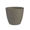 Gardenico Blumentopf Ella matt taupe, 18 cm Durchmesser