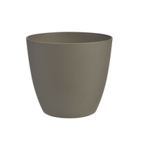 Gardenico Blumentopf Ella matt taupe, 18 cm Durchmesser