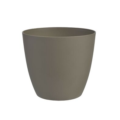 Gardenico Cvetlični lonec Ella mat taupe, premer18 cm