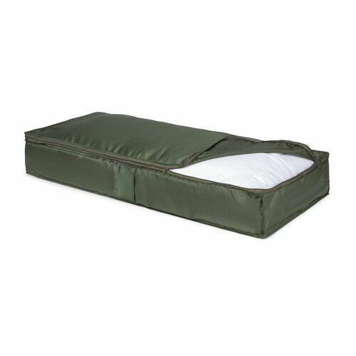 Cutie de depozitare textile joasă Compactor GreenTex, 107 x 46 x 16 cm, verde