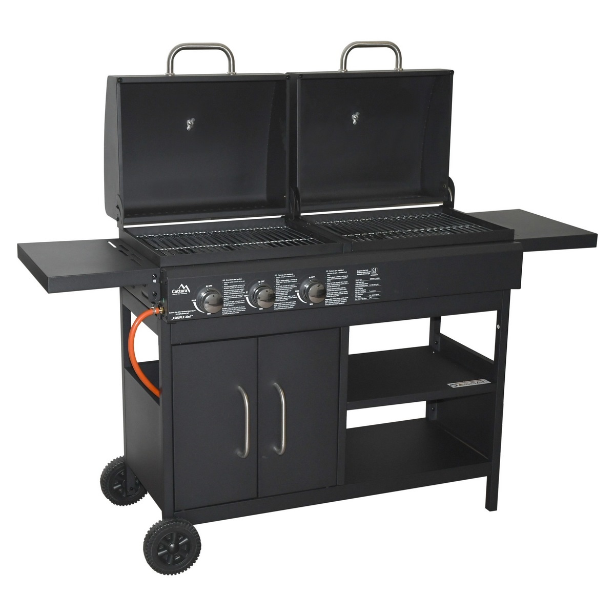 Cattara 13042 Grill kombinowany 2w1 Couple, 159 x102 x 49 cm