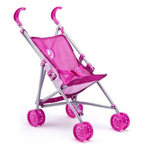 Woody Golfwagen für Puppen Einhorn Rosa, 57 x 48 x 25 cm