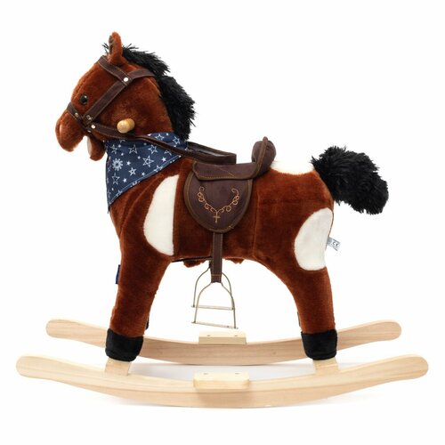 Cal balansoar cu melodie si esarfa Baby Mix Arthur, 72 x 55 cm