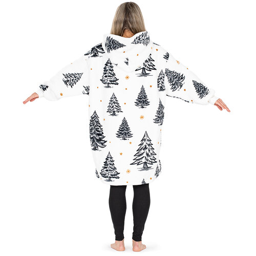 4Home Baránková mikina mikroplyš Frosted Trees, uni M - dámske