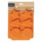 Orion Silikonform Weihnachtsschmuck, 17 x 23 cm, orange