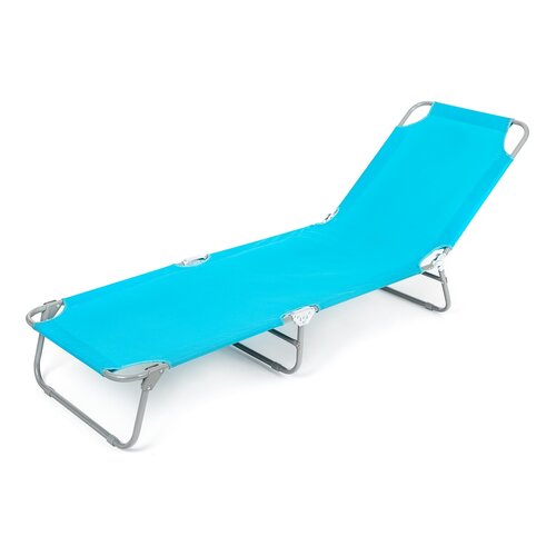 Happy Green Klappbare Strandliege Sunbay Blau