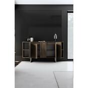 Schrank Luxe Walnut and Silver