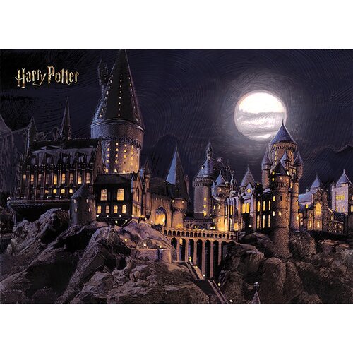 Fototapetă pentru copii Harry Potter Hogwarts Moon252 x 182 cm, 4 părți