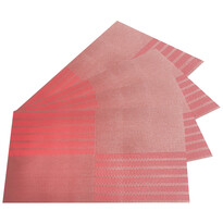 Сервірувальний килимок Kevin червоний, 30 x 45 см,набір з 4 штук
