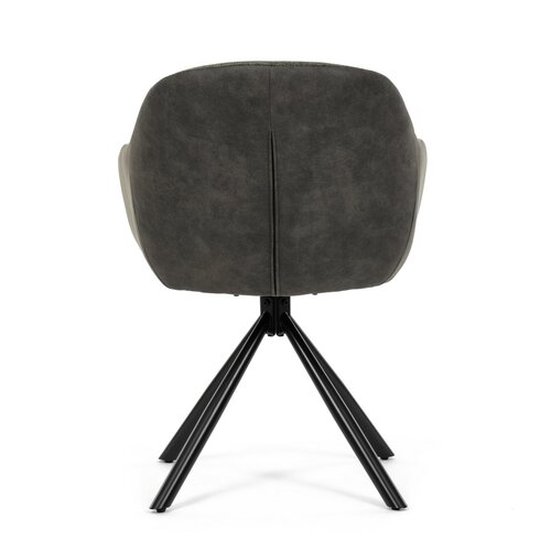 Set de scaune de sufragerie cu mecanism deîntoarcere DCH-Y1143 GRN2, 2 buc.