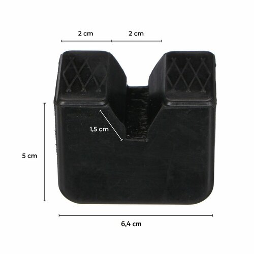 Sixtol Gumowa podkładka do podnośnikasamochodowego JACK PAD 8, 6 x 5 x 4,5 cm