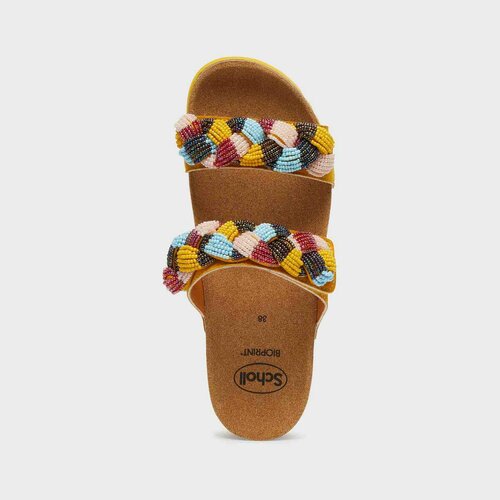 Scholl Pantofle Nice žltá, veľ. 40