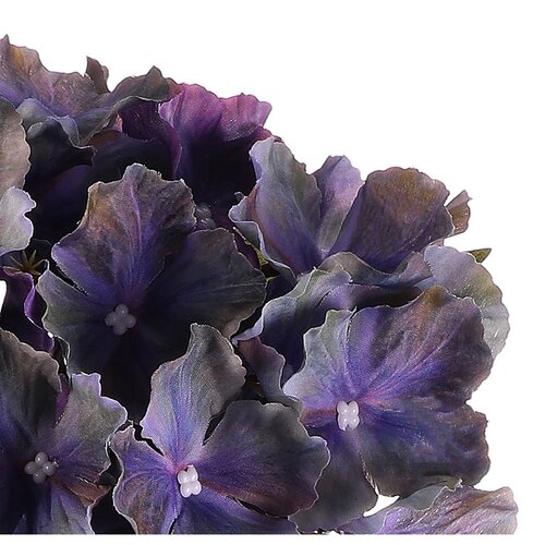 Floare artificială Hortensie albastră, 20 x 20 x50 cm