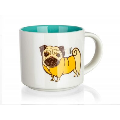 Banquet Keramiktasse PUG, 500 ml