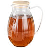 4Home Stekleni vrč Hot&Cool Juicy z bambusovim pokrovom, 1,5 l