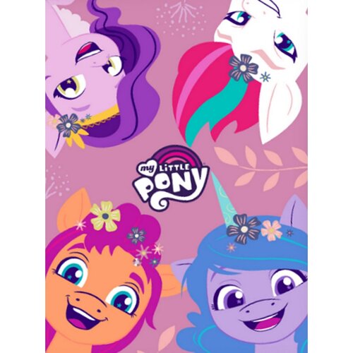 Carbotex Pătură pentru copii My little Pony Ponei jucăuși, 110 x 140 cm