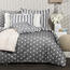 Lenjerie pat 1 pers., 4Home Stars gri, din bumbac, 160 x 200 cm, 70 x 80 cm