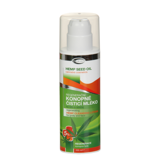 Topvet Konopné čistiace mlieko 5 %, 200 ml