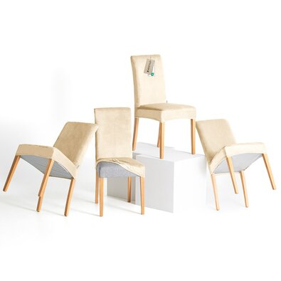 Restilo Napinac za stol Sento svetlo bež, 48 x 48x 58 + 10 cm, komplet 4 kos