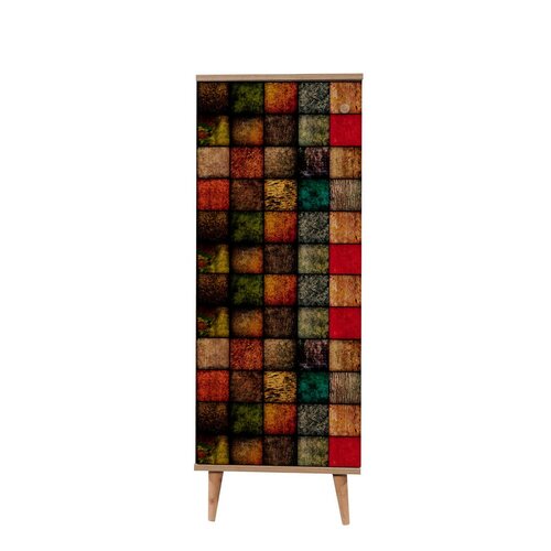 Skrinka na topánky Mega Sonoma Oak Cubes