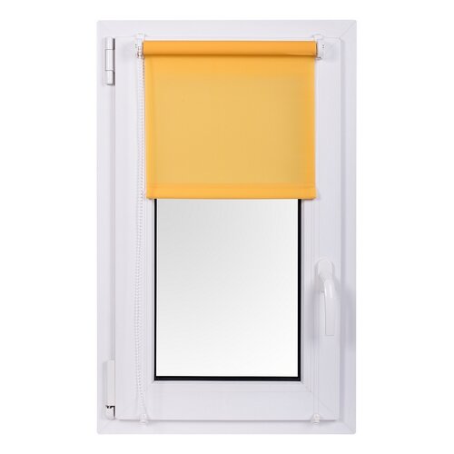 Рулонна штора MINI Rainbow Line помаранчева, 57 x 150 см