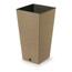 FURU SQUARE ECO WOOD virágtartó 30 cm betéttel, barna