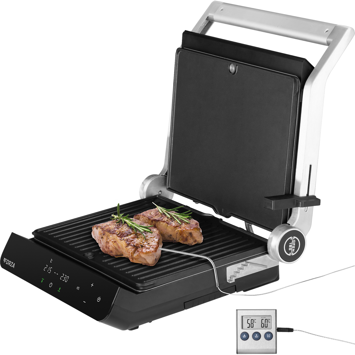 ECG Forza 5200 kontaktný gril Fuego