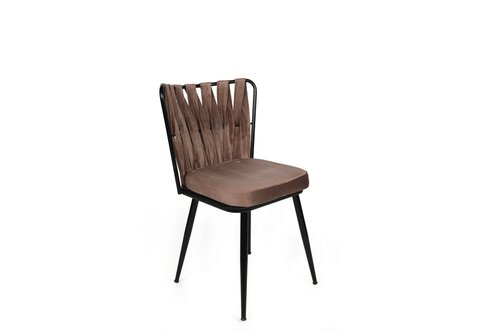 Súprava jedálenských stoličiek Kusakli Light Brown, 4 ks