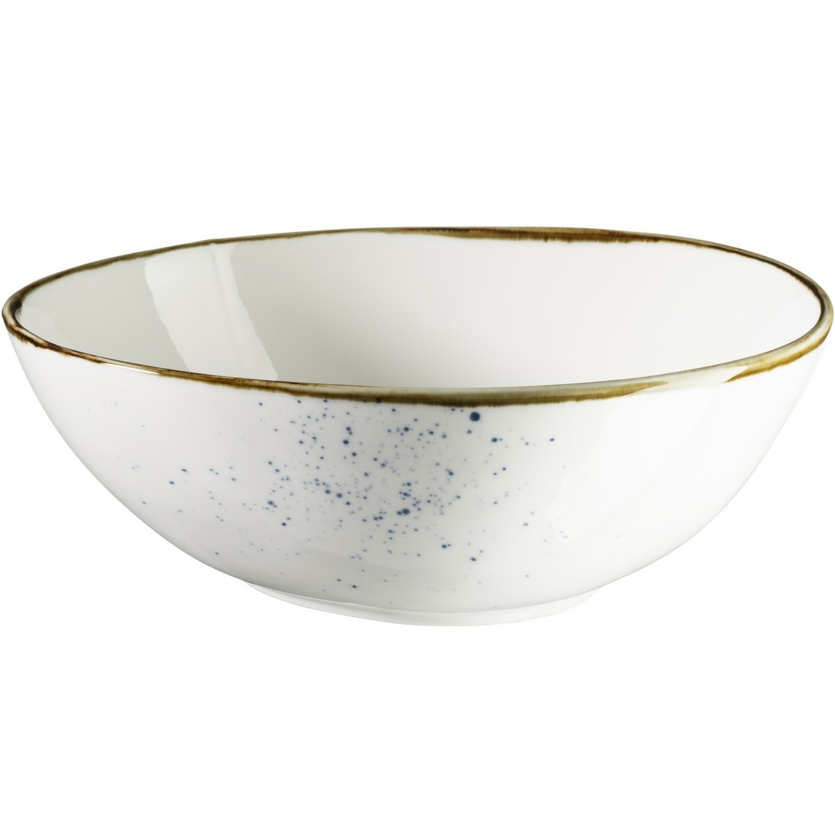 Mäser Bol oval Pintar Puncte alb-albastre 22 x 19cm, L