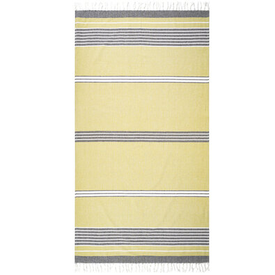 Home Elements Brisa Fouta zelena/siva, 90 x 170 cm