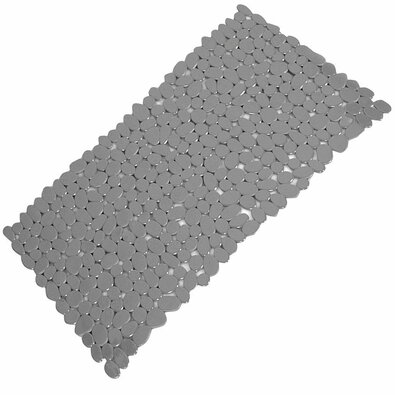 GEDY TAVA40108 River Badewannenmatte, 35 x 70 cm, grau