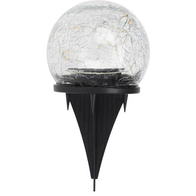 Lampa solarna ogrodowa Crackle ball, śr. 10 cm