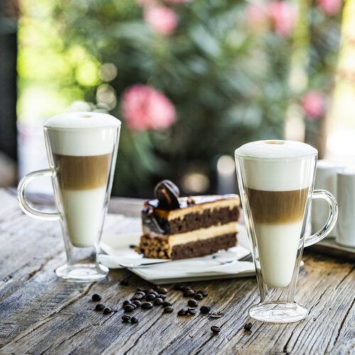 4Home Termo sklenice Latte Elegante Hot&Cool 230 ml, 2 ks