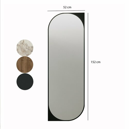 Spiegel Livi Black 52 x 152 cm