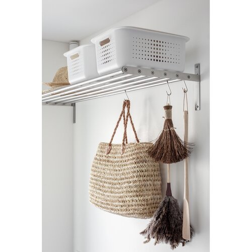Coș de depozitare SmartStore Modern, alb, 37 x 28x 15 cm