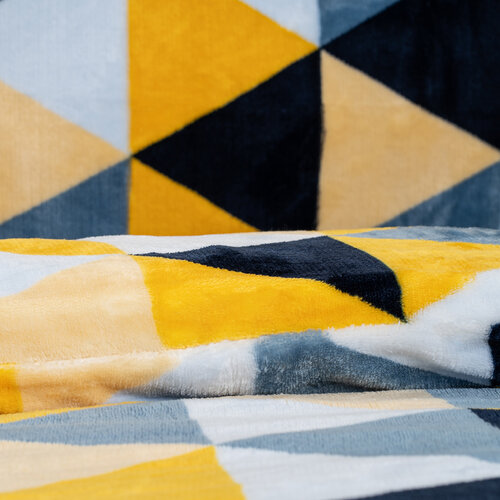 4Home Bettwäsche Mikroflanell Scandi triangle, 140 x 220 cm, 70 x 90 cm