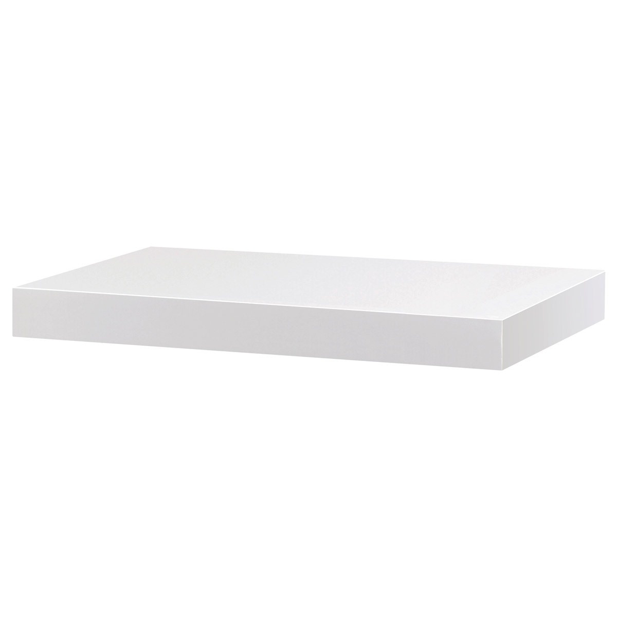 Fali polc P-023 WT2 fehér matt, 40 x 24 x 4 cm