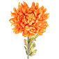 Umělá chryzantéma, v. 74 cm, oranžová