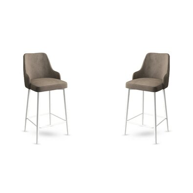 Enox Cappuccino és White bárszék szett, 2 db
