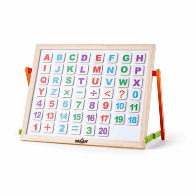 Woody Magnetische Tafel mit ABC auf den Tisch