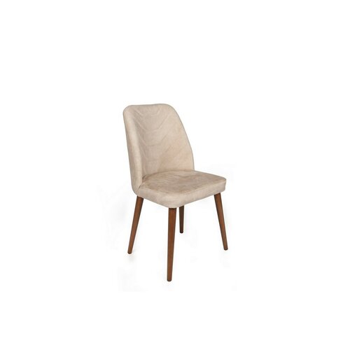 Sada jídelních židlí Dallas Beige and Walnut, 2 ks