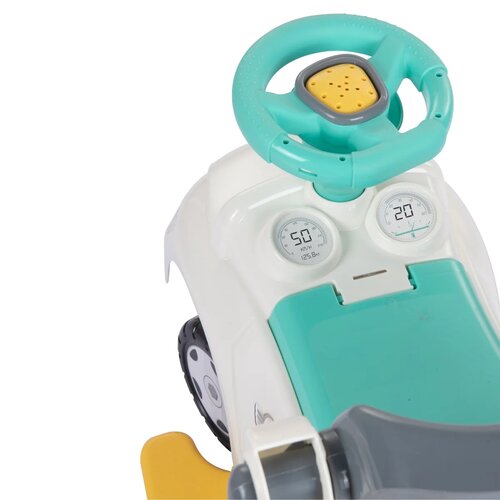 Dolu Samochód odpychacz 3w1 biały, 85 x 41 x 87 cm