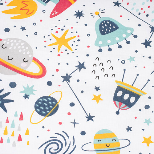 Lenjerie de pat din bumbac pentru copii 4Home Cosmic Adventure, 140 x 200 cm, 70 x 90 cm