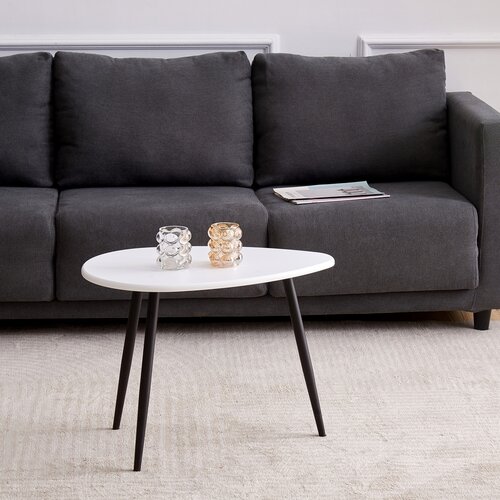 Odkladací stolík 60 x 40 cm, biela