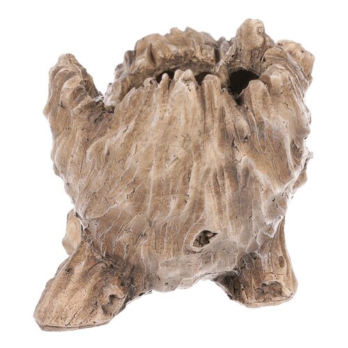 Blumenbehälter Wurzel, 11 x 21 x 11 cm, Polyresin