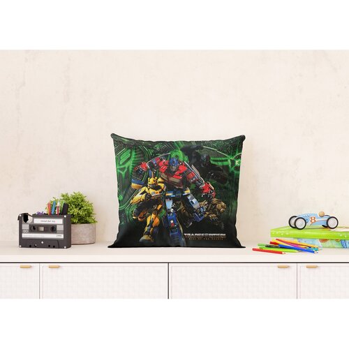 Pernă Transformers pentru copii, 40 x 40 cm