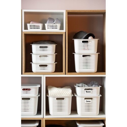 Capac pentru coș de depozitare SmartStore Modern,alb, 38 x 28 x 1 cm