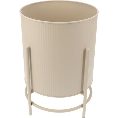 Blumenständer-Set aus Metall Celano beige, 2 Stück