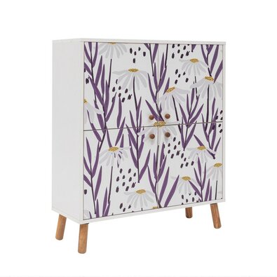 Skříňka Daisy White and Lila